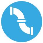 water main pipe icon